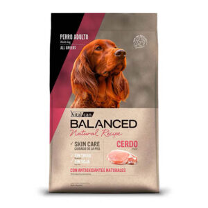 Vitalcan Balanced Natural Recipe Cerdo para Perro Adulto Mediano y Grande | 3 | 15 y 18 kg