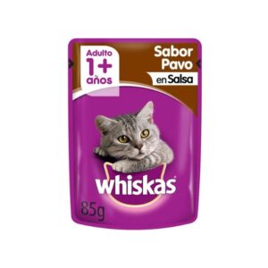Whiskas Pavo en Sobrecito para Gato Adulto | 85 gr