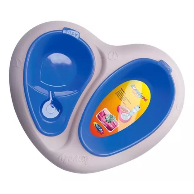 Comedero Lovely Rosa y Azul | S x 500 ml - Imagen 2