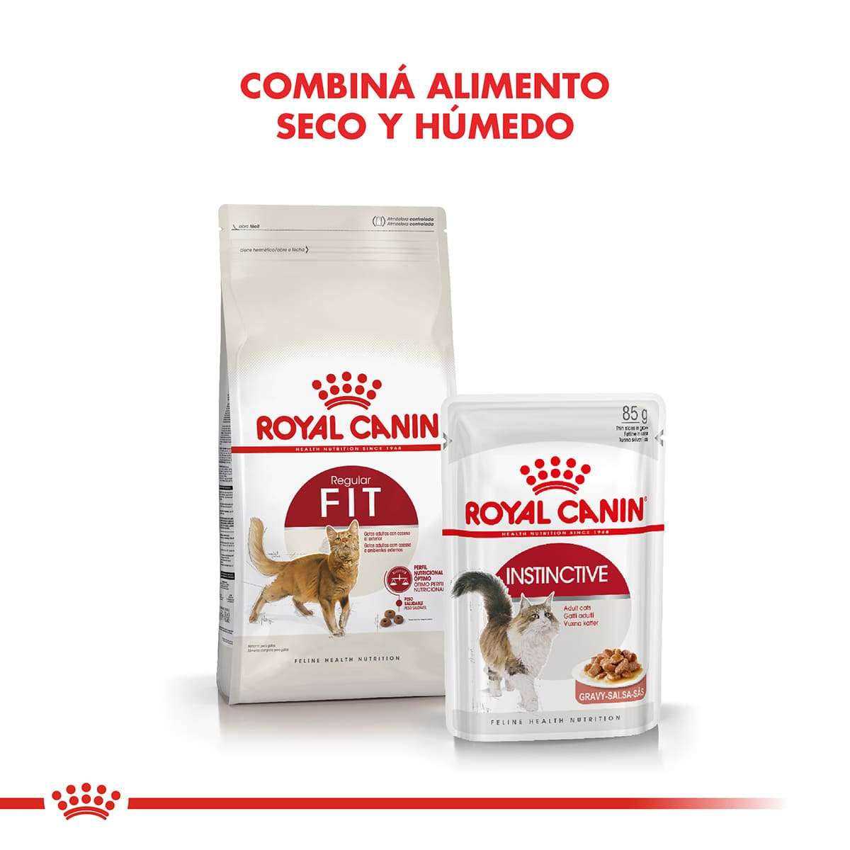Royal Canin Instinctive Alimento Húmedo en Pouch para Gato